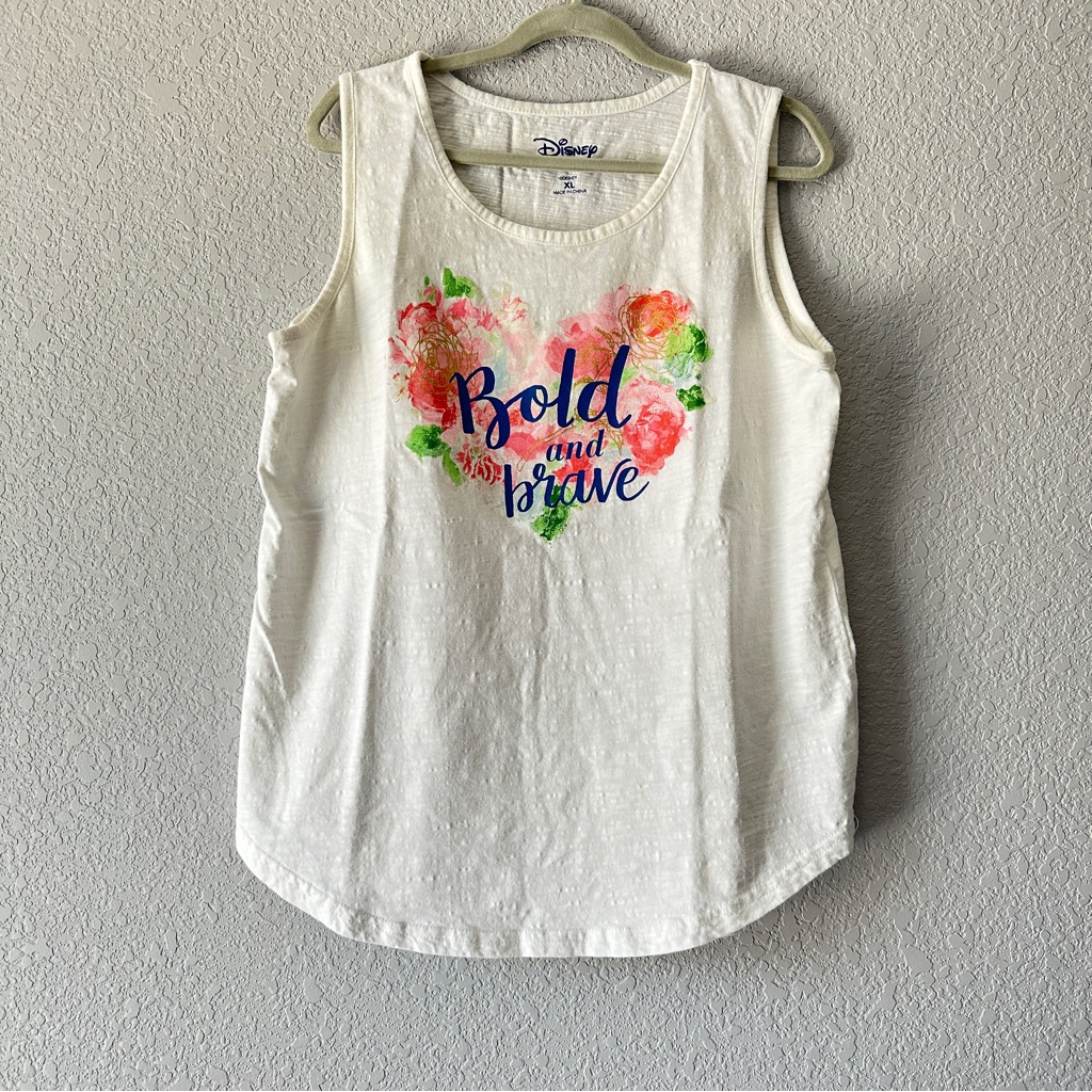 Disney Bold And Brave Tank Top Sz Xl